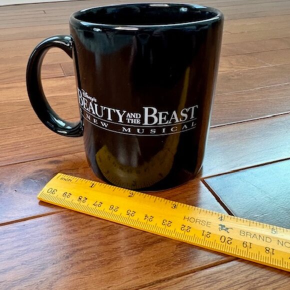 Disney's BEAUTY AND THE BEAST Broadway Musical Play NY Coffee Mug Tea Cup Black - Picture 5 of 6